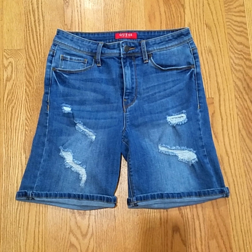 Like New Guess Bermuda Denim Jean Shorts